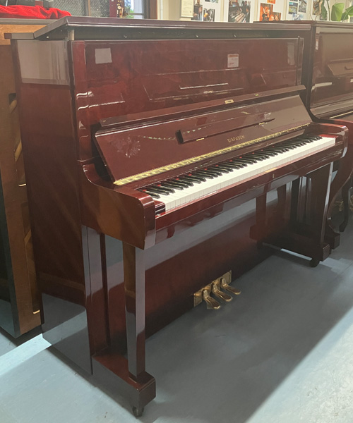 ディアパソン126Sマホガニー リフレッシュ済み中古ピアノ